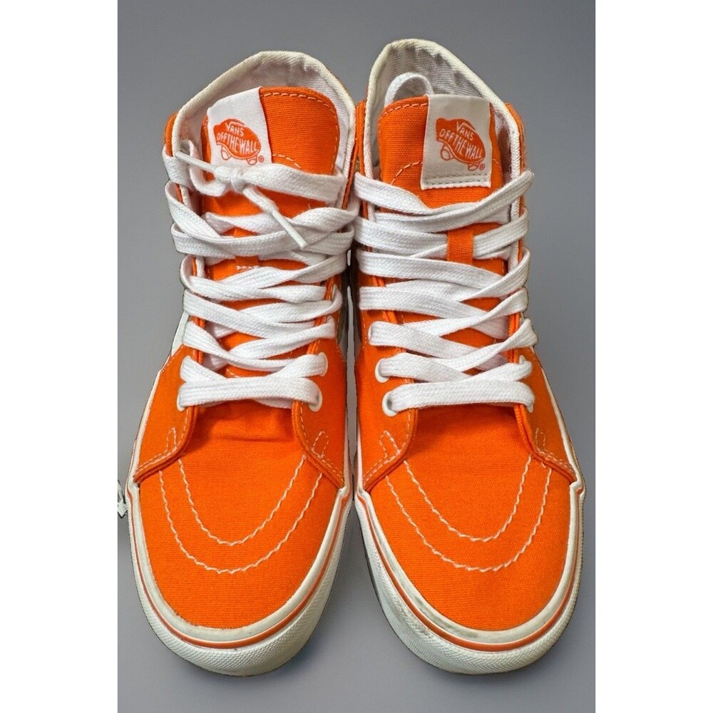 Vans Sk8-Hi Tapered Stackform High-Top Platform Shoe Orange Fruit Print W7.5 M6